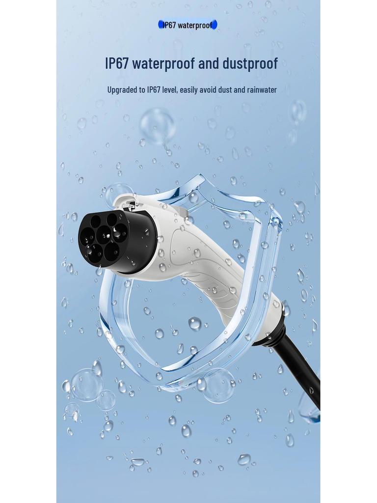 Portable Home Charger for New Energy Vehicles - 16A/32A, 3.5/7KW, No Ground Required