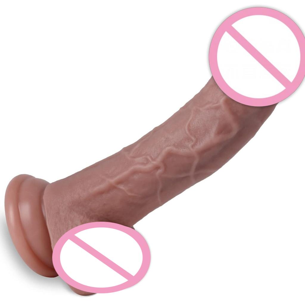 Realistic Dildo with Suction Cup Clitoris G-spot Stimulator Anal Plug Penis Adult Sex Toys for Women Masturbation Male Soft Dick