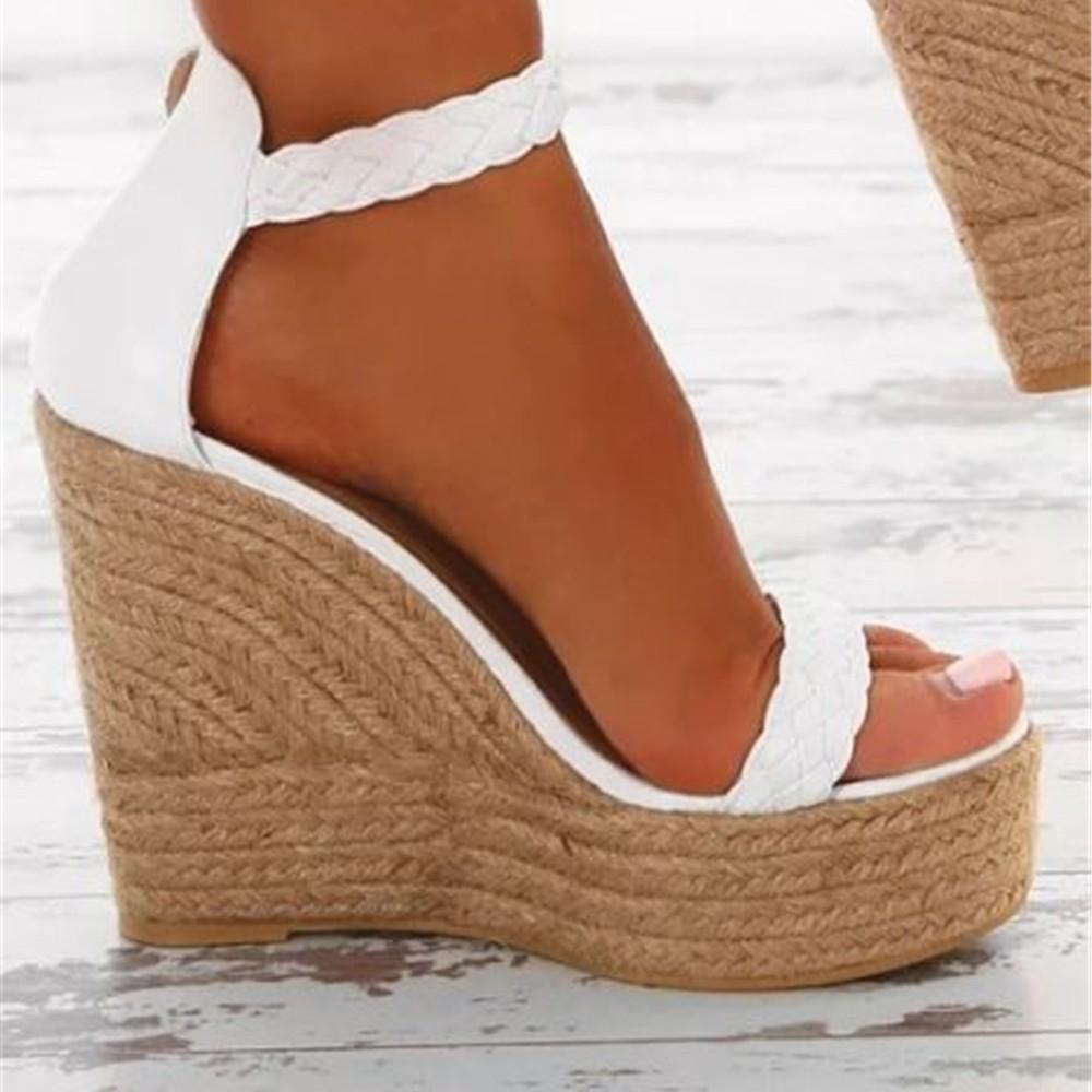 Damen Übergröße Sommer Keilsandalen - 2021 Lässige Kollektion