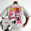 2026 Summer Dragon Ball Anime Cotton Tshirt Goku Printed Mens and Womens Street Trendy Loose Casual Family Parent Child Tops