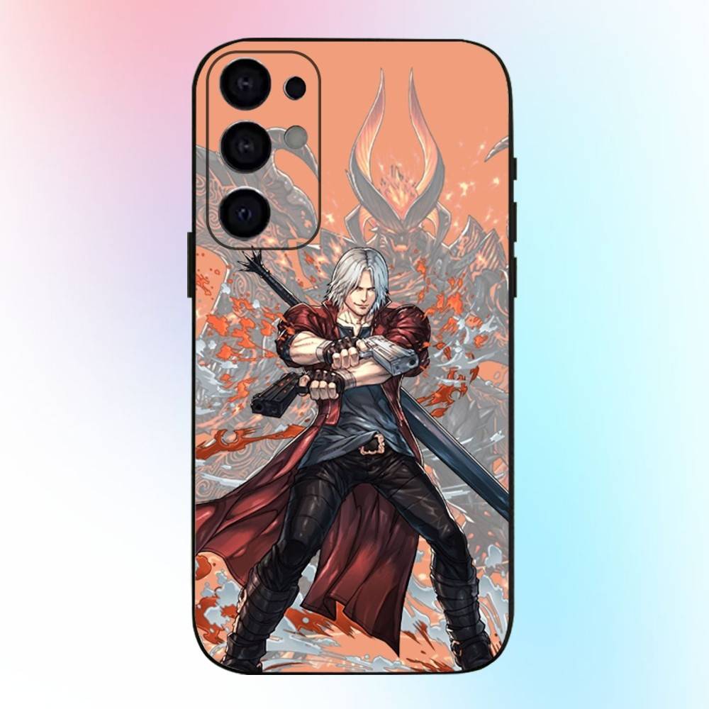 Game D-DEVIL MAY C-Cry Phone Case For Samsung S25,S24,S21,S22,S23,S30,Ultra,S20,Plus,Fe,Lite,Note,10,9,5G Black Cover