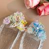 Beaded Flower Handcrafted Beaded Jelly Shoes Shoes Buckles Sandals Accessory For Woman Removable Shoe Accessories