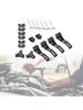 Universal Replacement Part for Hard Tri-fold Tonneau Cover Include T-Bolt, Rear Clamp, Front Clamp Pickup Accessories