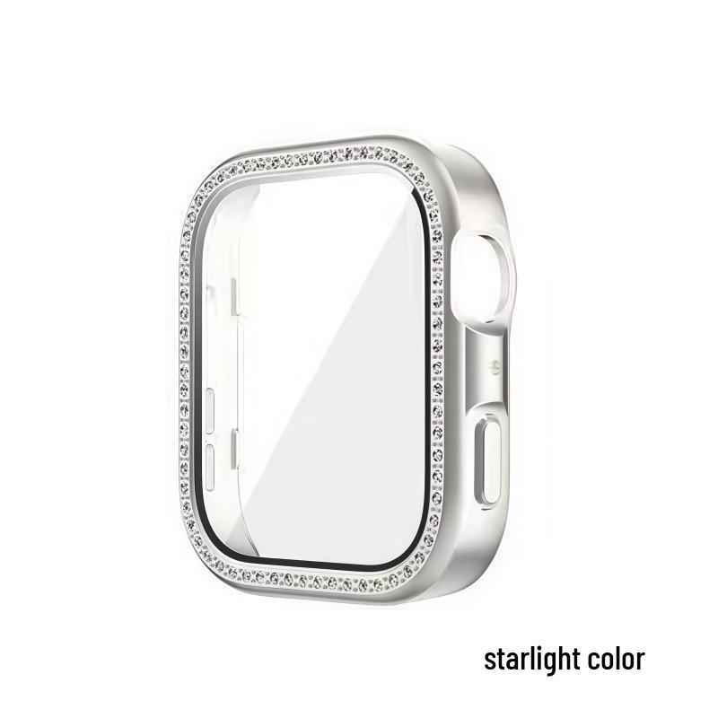 Huawei Fit 5 Diamond-Studded Electroplated Tempered Glass Watch Case