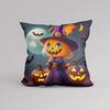 Office Sofa Cushion Cover Cartoon  Pumpkin Halloween Pattern Pillow Cover Luxury Home Decor Cushion Cover
