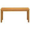 Dining Bench 95 x 32 x 45 cm Solid Oak Natural