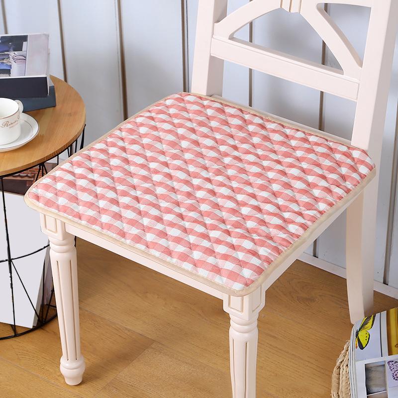 45x45cm Square Chair Cushion Anti-Slip Soft Pad Cotton Flower Printed Seat Protective Mats Portable Office Home Decoration