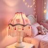 Lampshade with Fringe Tassels Tasseled Lace Retro