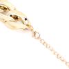 Plastic Fashionable Shiny Dog Choke Chain   Decoration Collar for French  (gold)