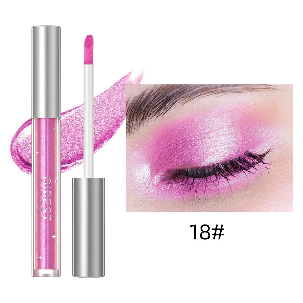 Eyeshadow Liquid Glitter Highlighter Pearl Shimmer Matt Super Glitter Single Color Brightening Eyeshadow Liquid