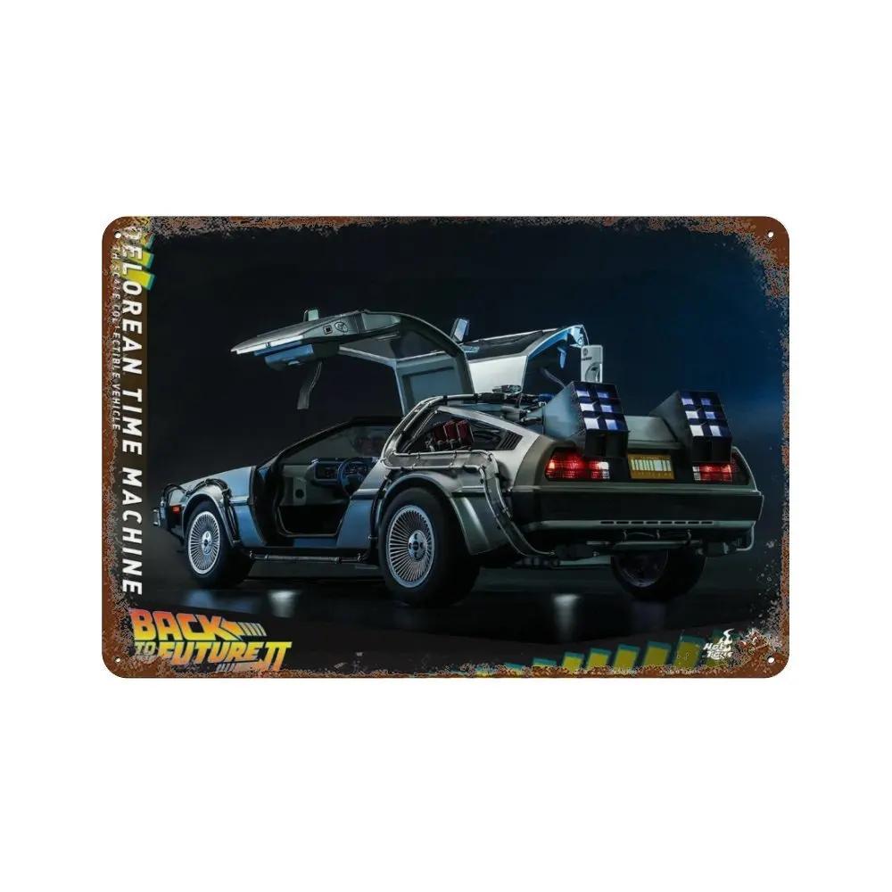 Zurück in die Zukunft Alte Filme Retro Metallschilder Posterwände Bars Clubs Männerhöhlen Garagen Cafés Kunst Wanddekorationen