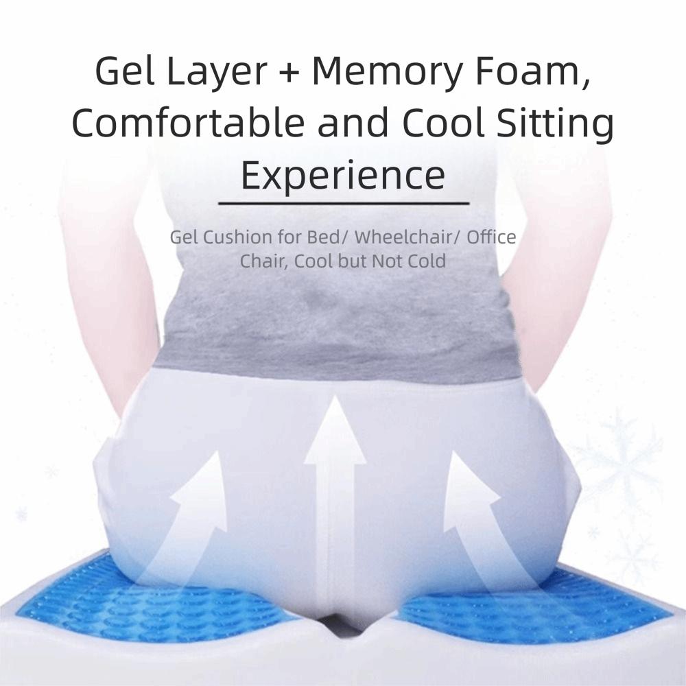 T Shaped Elderly Butt Cushion Anti Decubitus Pad  for Bedridden Elderly and Disabled People