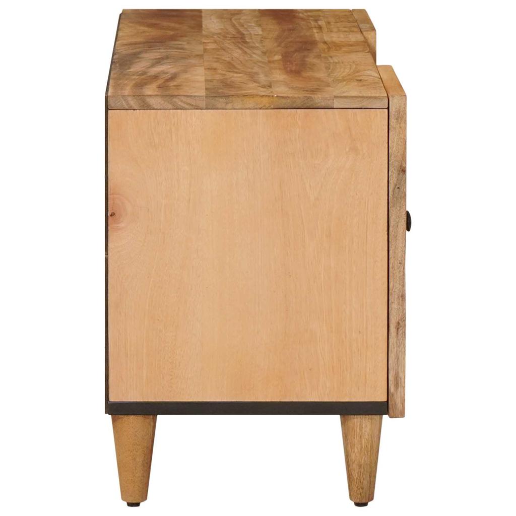 Storage Cabinet In Brown 105 X 33.5 X 46 Cm Solid Mango Wood