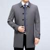 Herbst- und Winterjacke Herren Revers Business-Führer Mittleren Alters und Ältere Väter Windjacke