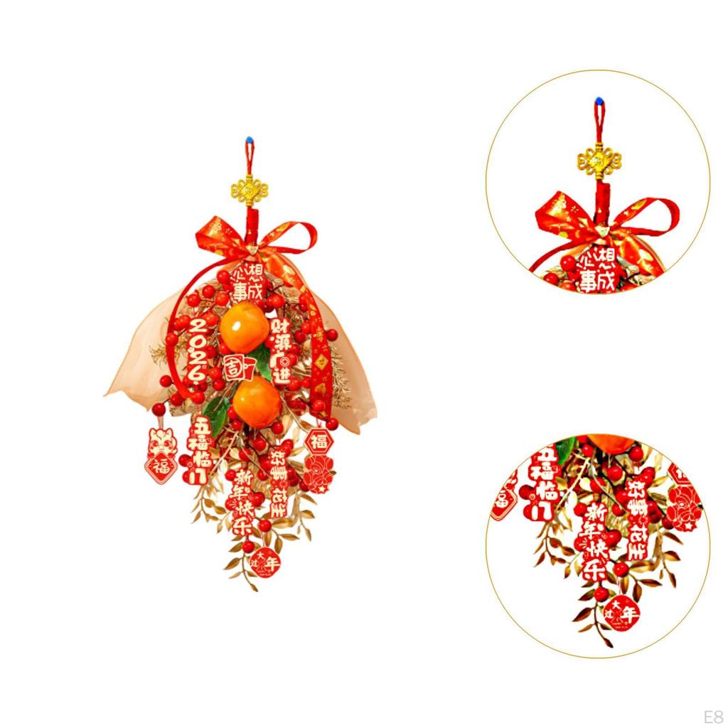 Chinese Year Hanging Decoration Decor Decorative Traditional Entryway Sign for