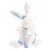 Doudou avec attache tétine - DOUDOU ET COMPAGNIE - Lapin Matelot - Mixte - Multicolore - Blanc