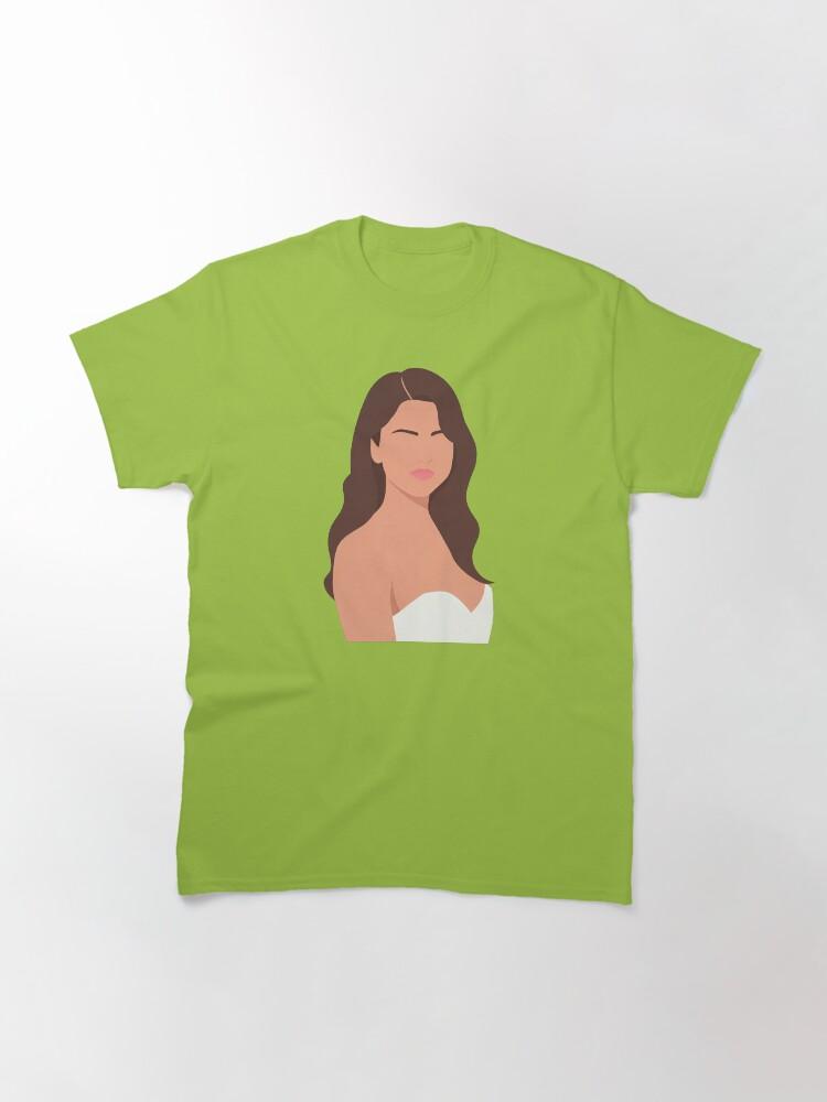 Selena Gomez Lineless Illustration Classic T-Shirt