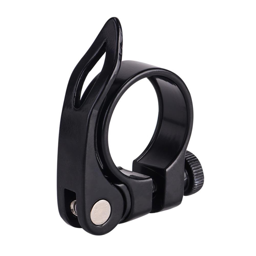 Bike Seat Post Clamp 31.8mm 34.9mm Aluminum Alloy Seat Tube Clip Bicycle Quick Release Seatpost for Mountain Tube Bike