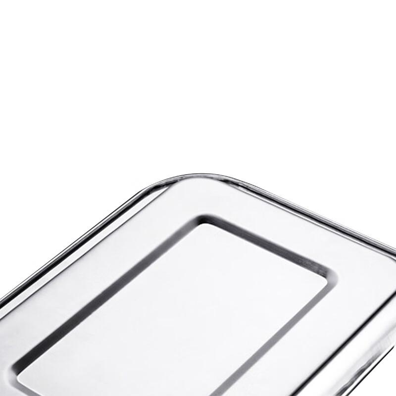 Su Shi 304 Stainless Steel Flat Square Tray