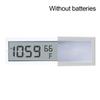 Car Electronic Clock Thermometer LCD Time Temperature 2-in-1 Suction Cup Car Interior Accessories Celsius Fahrenheit Switchable