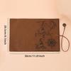 1Pc Creative Treasure Map Retro Pencil Case Leather Large Capacity Roll Pencil Bag Embossed Buckle Simple Stationery Box Roll Po