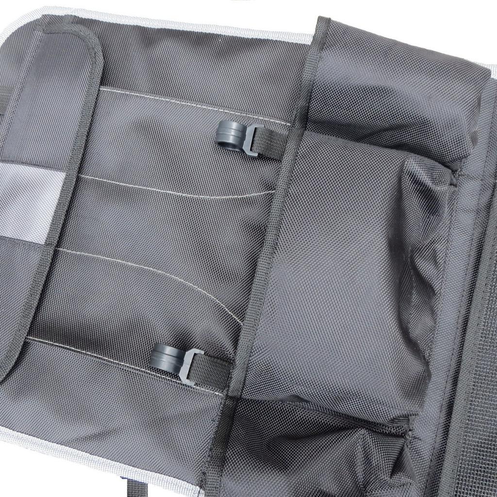 Car Seat Back Organizer Multi-Pocket Storage Bag Oxford Cloth Bag Anti-Kick Pad