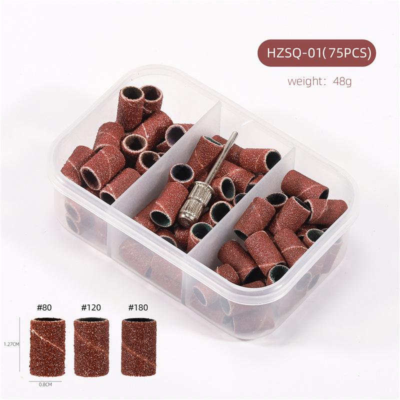 Exclusive Nail Sanding Bands With Bearings - White, Black, Brown