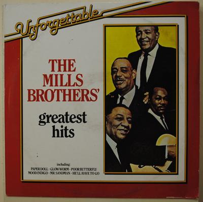 LP Record MILLS BROTHERS - Greatest Hits DGR1002 DGR 1986 Netherland Jazz Used