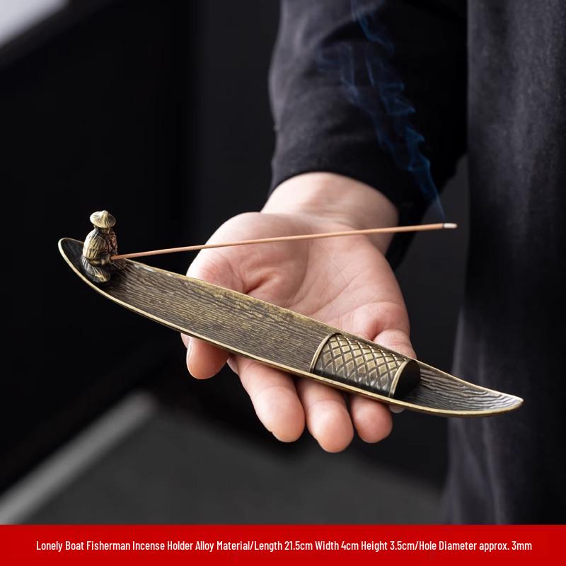 Newcomer Offer: Creative Chinese Fisherman Incense Holder and Agarwood Burner