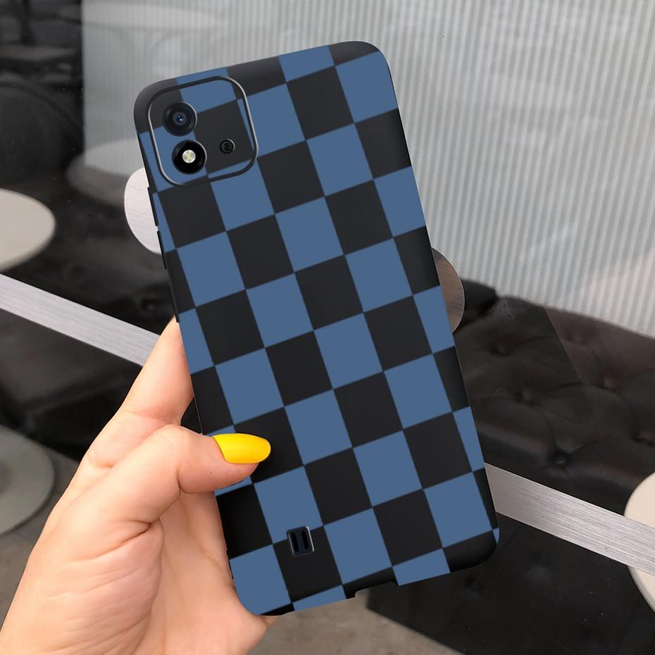Lovely Pattern Phone Case For Realme C11 2021 C 11 2020 RMX2185 Macaroon Silicone Soft Cases Cover For Realme C11 (2021) RMX3231