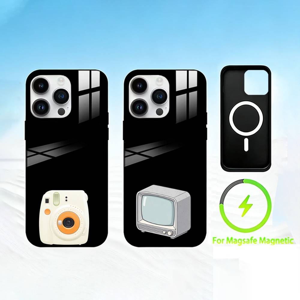 O-Object vector diagram Phone Case For iPhone 17 16 15 14 13 12 Pro Max Plus for Mirror Wireless Magnetic Cover
