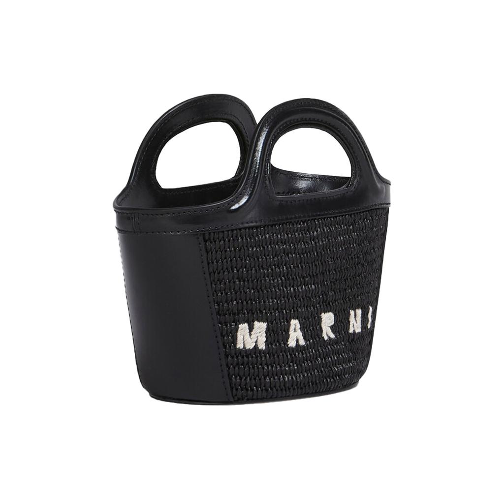 Marni Tropicalia Mikro-Tasche Schwarz Damen Schultertaschen BMMP0067Q0-P3860-00N99
