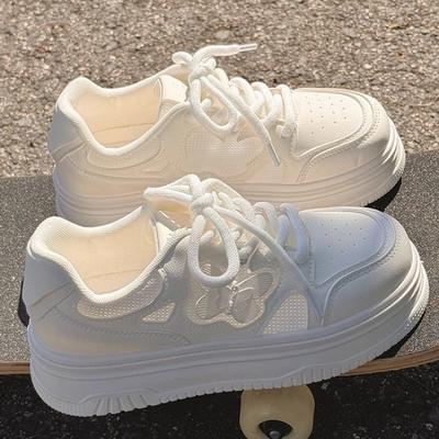 Spring and Summer Little White Shoes Women's New Women's Shoes Platform Casual Shoes Children's Versatile Skirt Sports Board Shoes