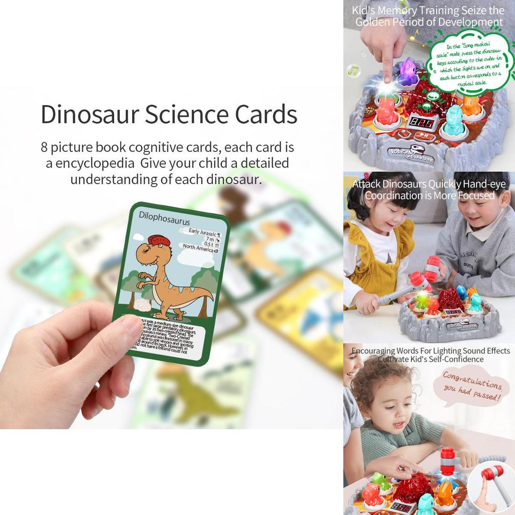 Childrens Electric Volcano Model With Spray Light For Educational Dinosaur Play Scene