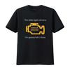 Check Engine Light This Little of Mine Funny T Shirt Vintage Washed Graphic Top For Everyday Wear Soft Designer Clothes