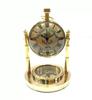 Clock Desk Vintage Table Top Antique Tabletop Brass Decorative Gift