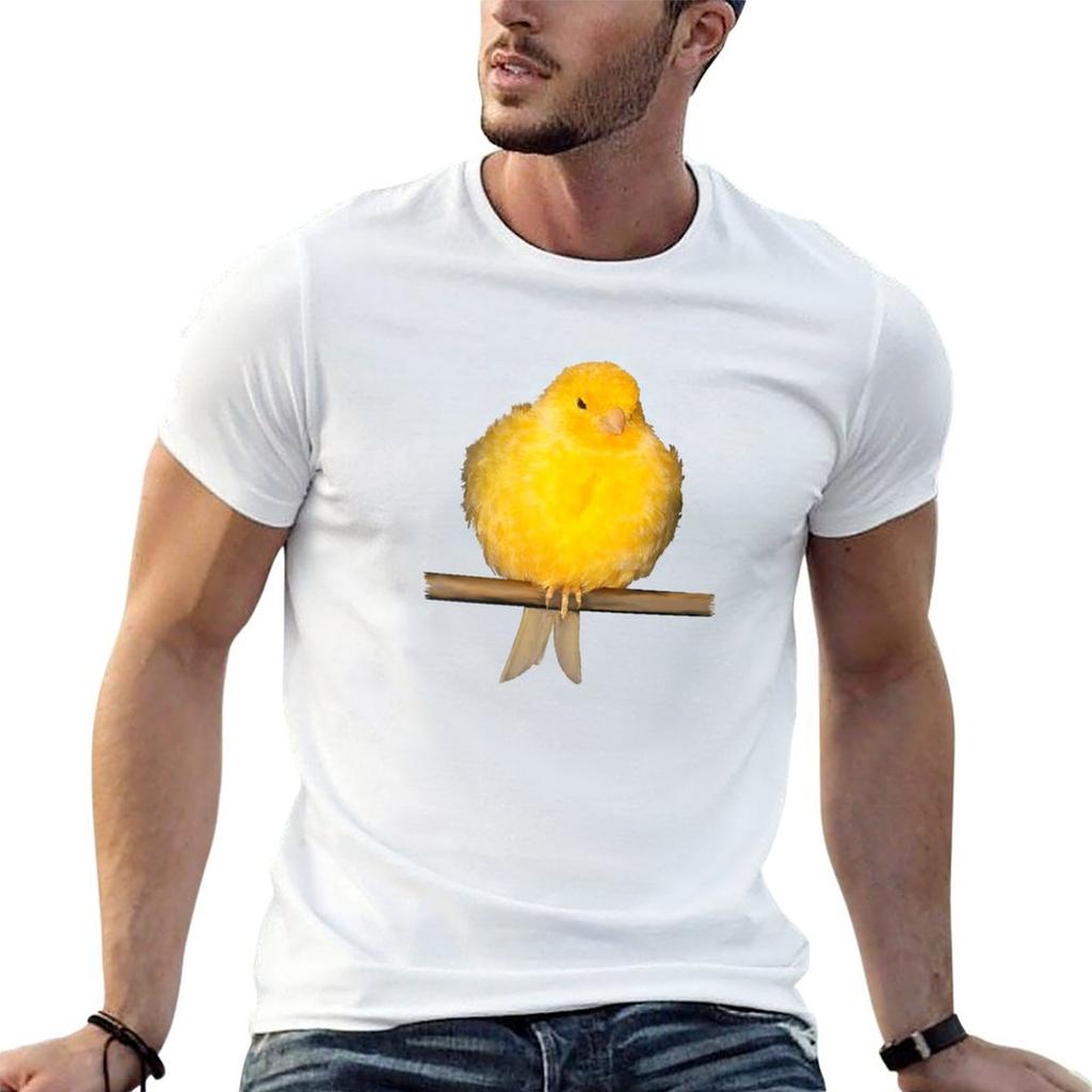 Süßer Kanarienvogel mit gelben Federn T-Shirt Active Wear Sport-T-Shirt für Unisex