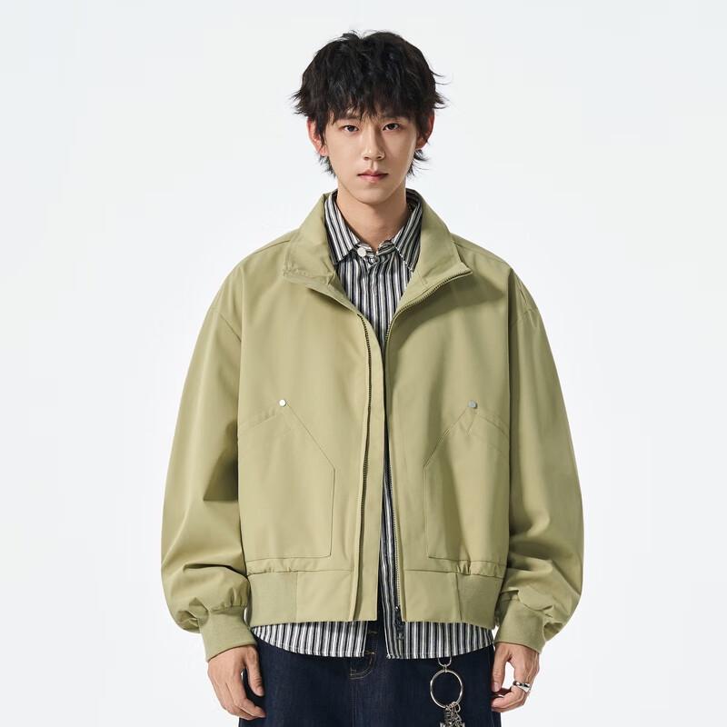 Herren Casual Chenille Bomberjacke