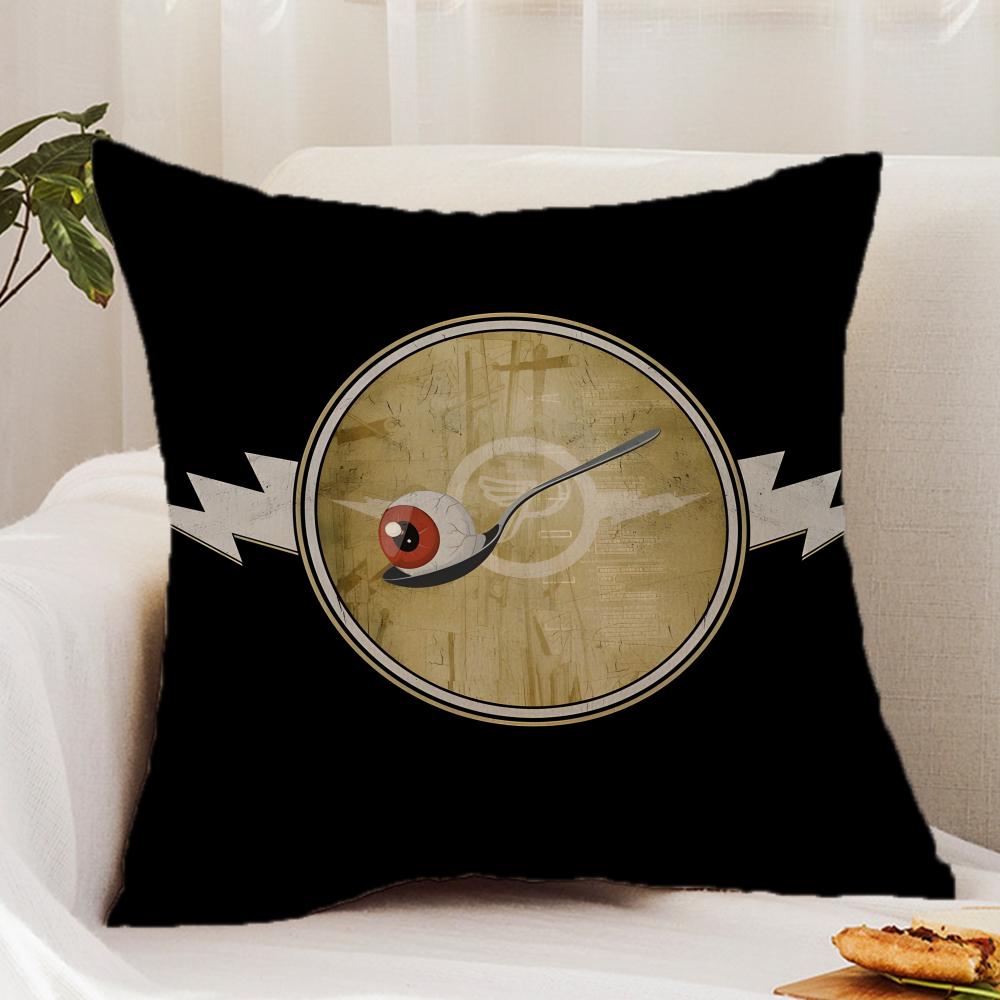 Band P-Pixies Cushion Cover Premium Comfort Reversible Pillow Cover - Dual - Use Design for Home & Car