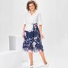 Modă Elegantă de Vară pentru Femei 2025: Rochie florală neregulată