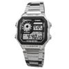 Casio World Time AE-1200WHD-1AV Digital Watch (Silver Metal Band)