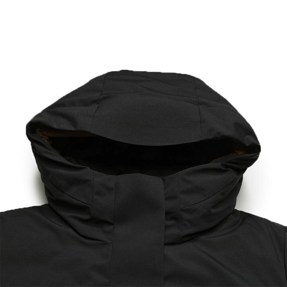 FILA Golf Series Trendy Fashion Simple Casual Sports Versatile Warm Comfortable Hooded Goose Down Jacket Women outerwear A11W545908FBK