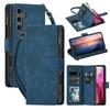 CAESBON Wallet Multi-card Zipper Kickstand Magnetic Flip Leather Case For For Samsung Galaxy A06 A16 A26 A36 A56 A15 A25 A35 A55 A14