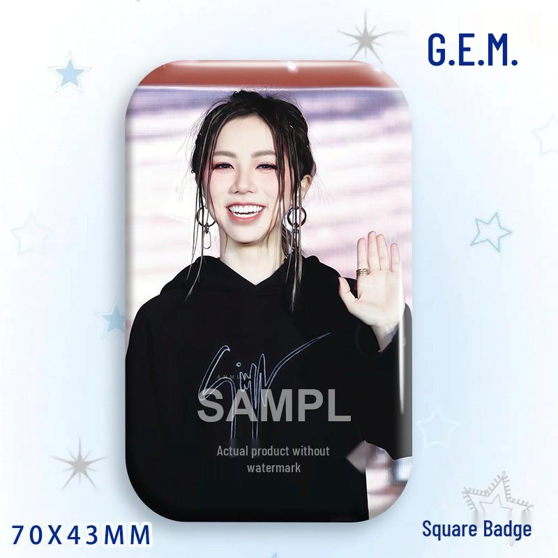 G.E.M. Concert Star Laser Acrylic Standee & Badge Set
