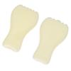 2pcs Facial Scraping Massage Board Smoothing Surfaces Resin Skin Gua Sha Plate for Home Salon