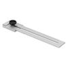 Carbon Steel Sliding Line Ruler 200mm (Measuring Range) with Slide Stops Marker Gauge High Scale Accuracy with Larger ABS Knob