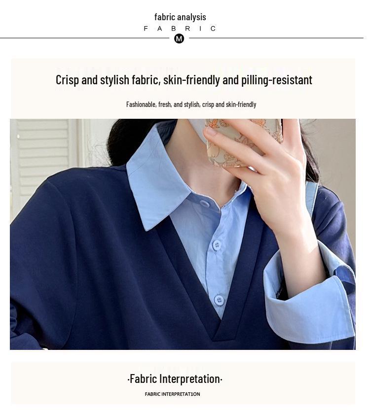 2026 Frühling Vielseitiges Patchwork Schlankmachendes Umstandszwei-Teiler Kleid
