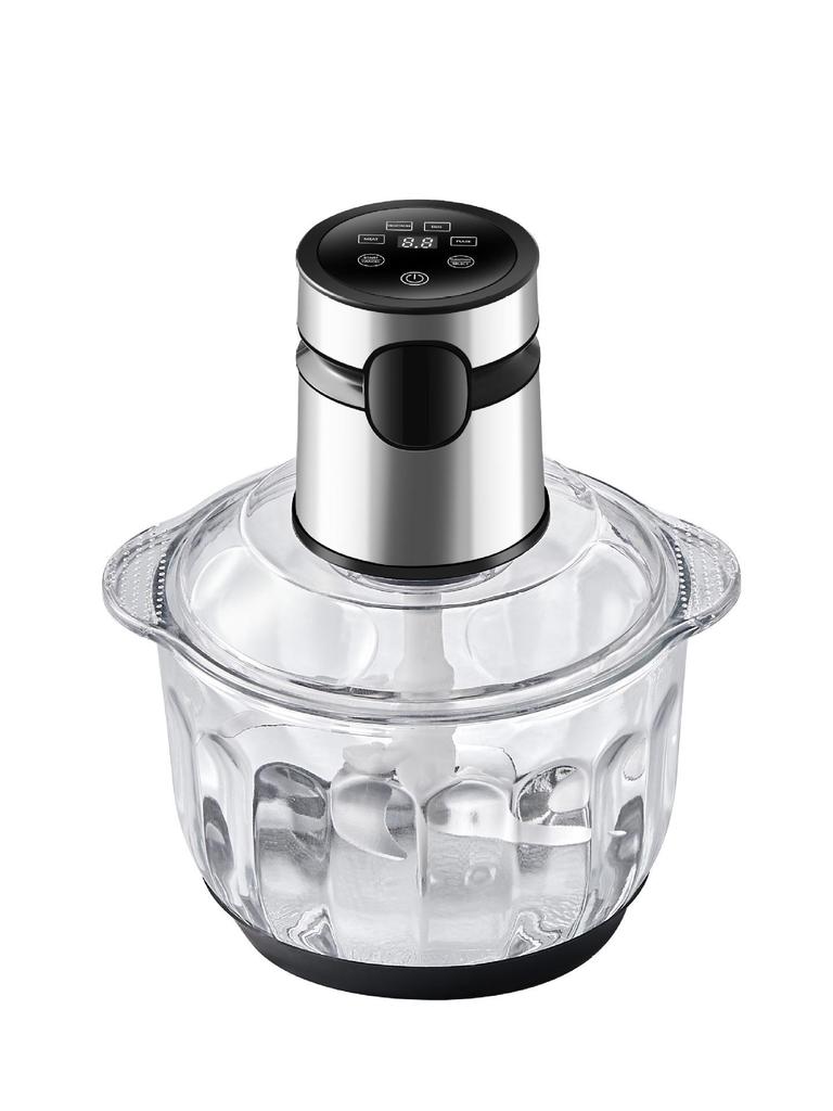 Stainless Steel Touch Screen Electric Meat Grinder & Food Processor