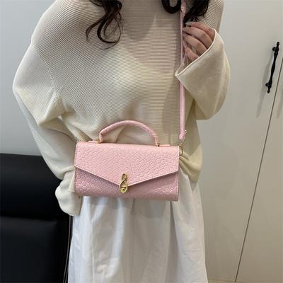 Niche Design New Woven Women's Bags, Beautiful Trendy Handbags, Horizontal Square Bags, Versatile Single Shoulder Messenger Bags