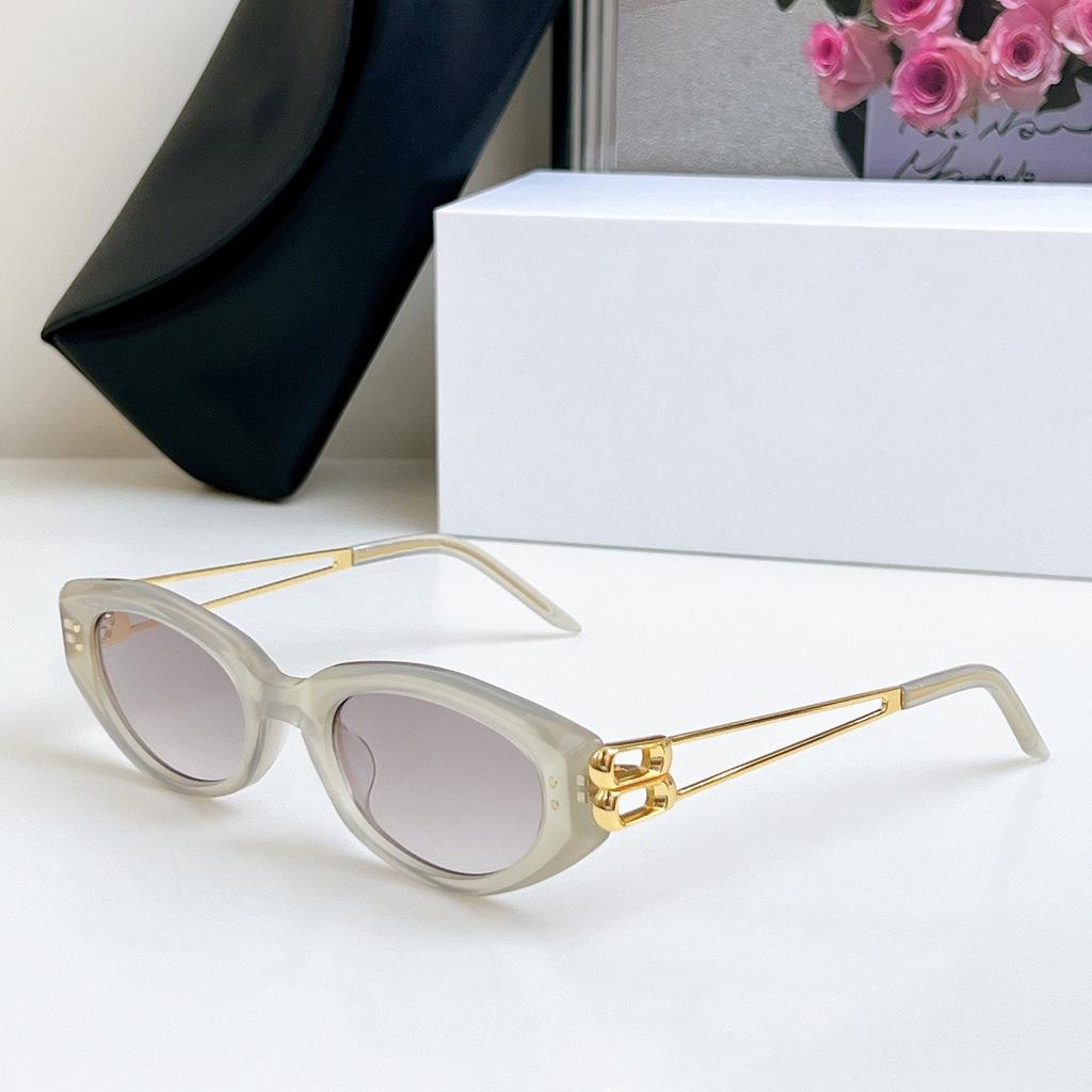 New Trendy Cat Eye Sunglasses Casual and Versatile Korean Version Fashionable Sunglasses Sun Protection High-end Feel